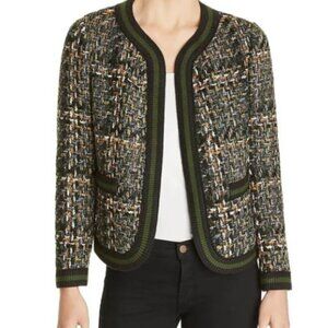 Le Gali Evelin Tweed Blazer‎ Wool Jacket Medium